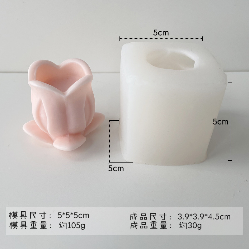 ✅ さまざまな花のシリコンモールド diy チョコレートフォンダンローズフラワー接着剤アロマセラピー石膏キャンドルモールド|undefined
