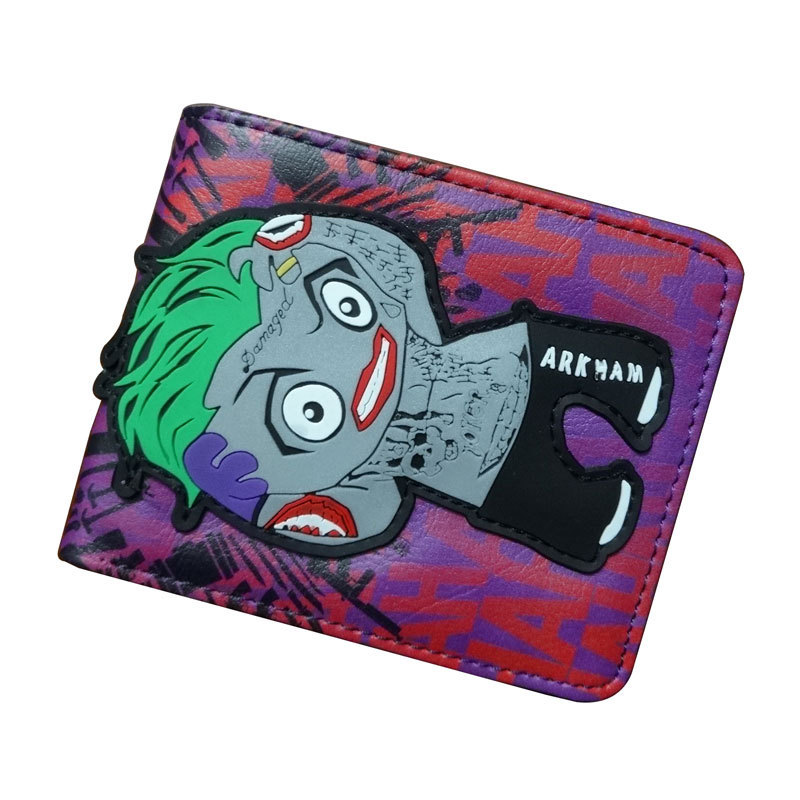 Black Jack Knight billetera corta de dos veces Héroe de dibujos animados estudiante monedero