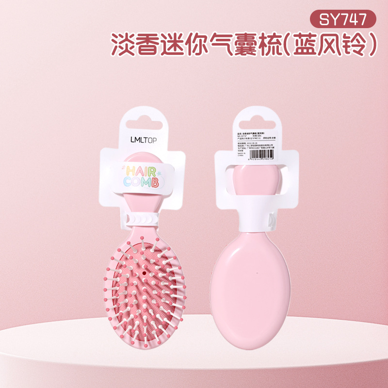 LMLTOP mini rosa masaje airbag peine caricatura lindo cabello portátil peine de cabello de aire acelerado