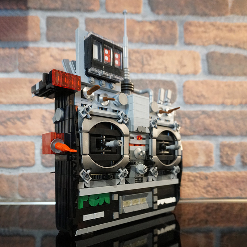 Doc Brown's DeLorean Remote Control Model Building Blocks MOC