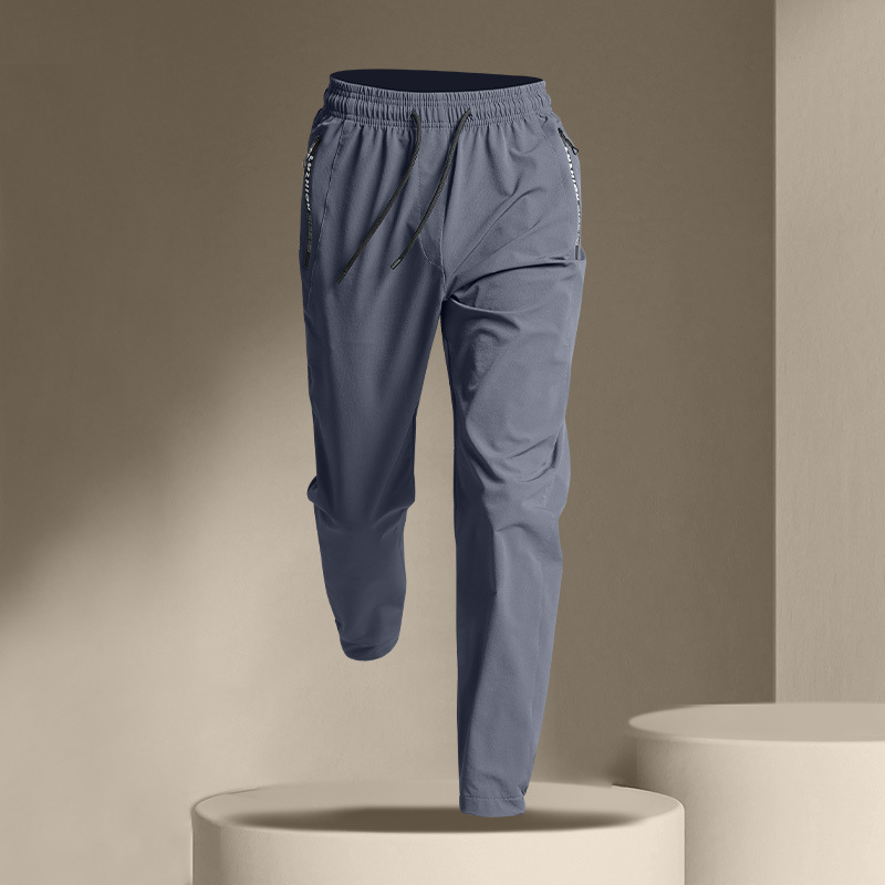 Pantalones deportivos primavera secado rápido correr entrenamiento deportivo baloncesto deportista 2024 nuevos pantalones sueltos primavera y otoño
