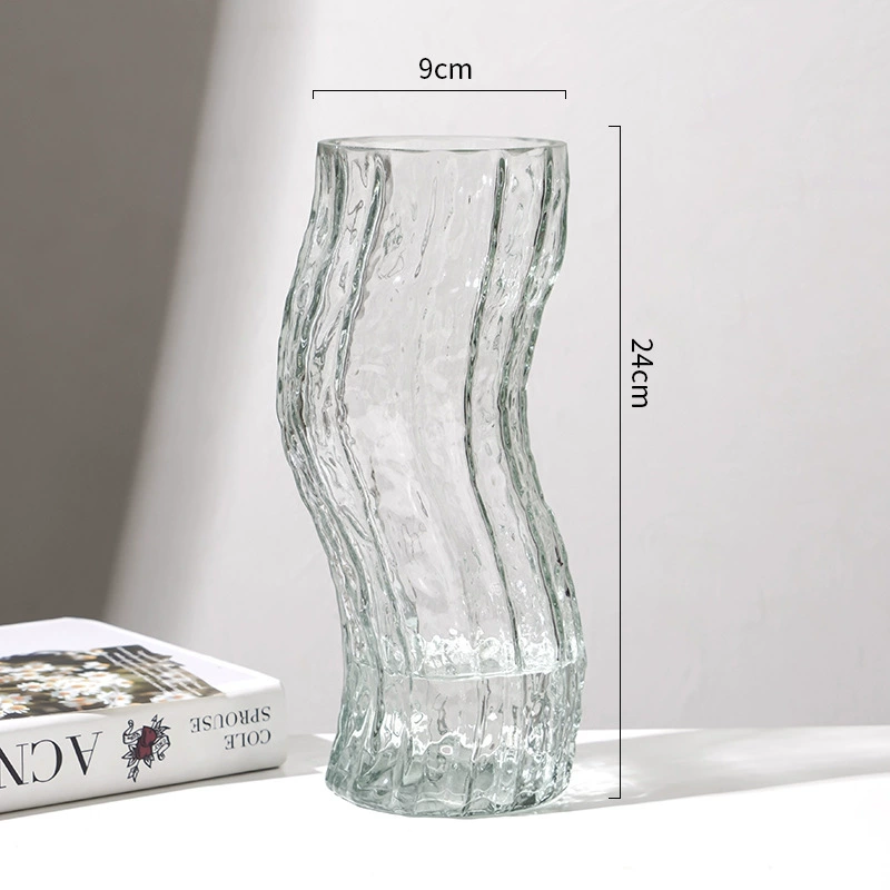 Творческие объятия Vase Hasels дом большая садовая стеклянная ваза для цветов бутылка цветов роза лилия сумка бутылки декор