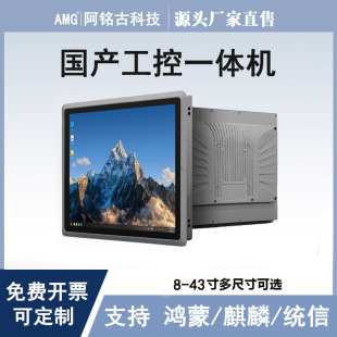 Domestic Industrial Control All-In-One Machine Industrial Tablet Industrial Computer Computer Hongmeng Kirin Tongxin Uos System Information Innovation