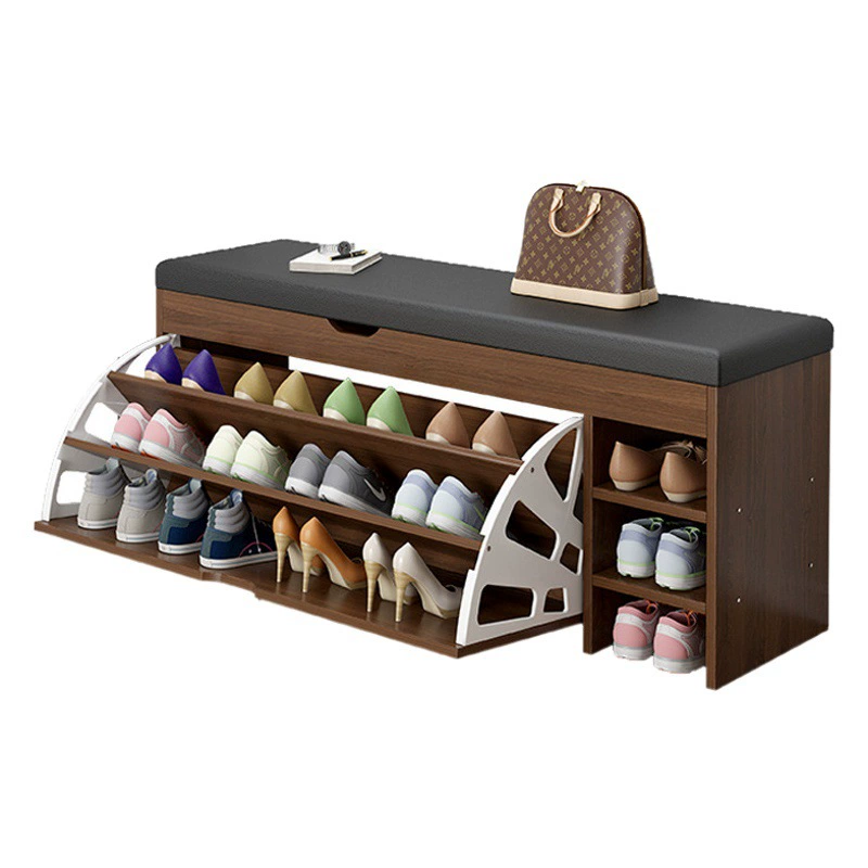 Флип обуви Пеленальный стул домашний дверной проем обувной шкаф сидячий табурет для обуви входной табурет Интернет знаменитости домашняя мягкая сумка подушка полка для обуви