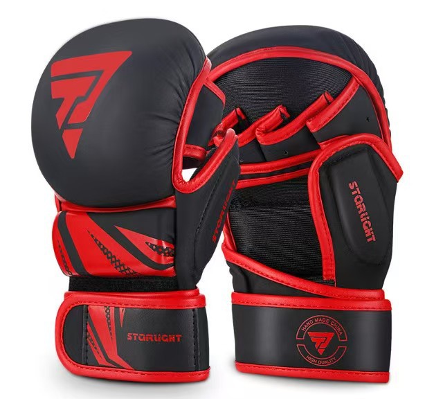 Guantes de boxeo ZTTY transfronterizos con forro interior grueso, guantes de MMA para entrenamiento de Sanda, combate y sacos de boxeo, aptos para adultos. image 9