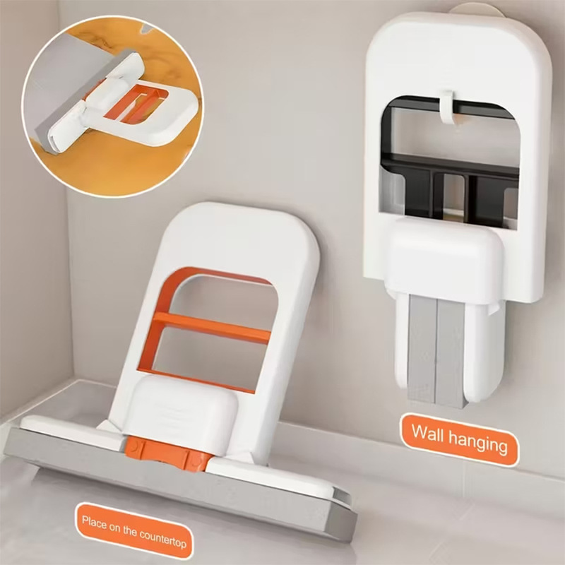 Cross-Border Popular Folding Durable Hand-Washable Mini Desktop Mop Coffee Table Cleaning Table Wiping Cotton Mop