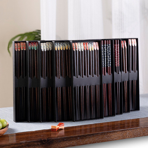 Directly approved by the manufacturer, one person and one chopstick for meal sharing, hotel household chopsticks for cooking sushi, fashionable Japanese-style pointed nail chopsticks