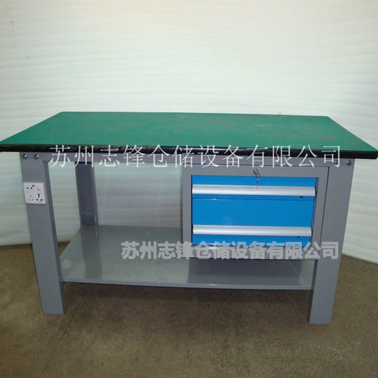 钳工桌操作台不锈钢防静电工作台木工桌实验室双层工作台厂家