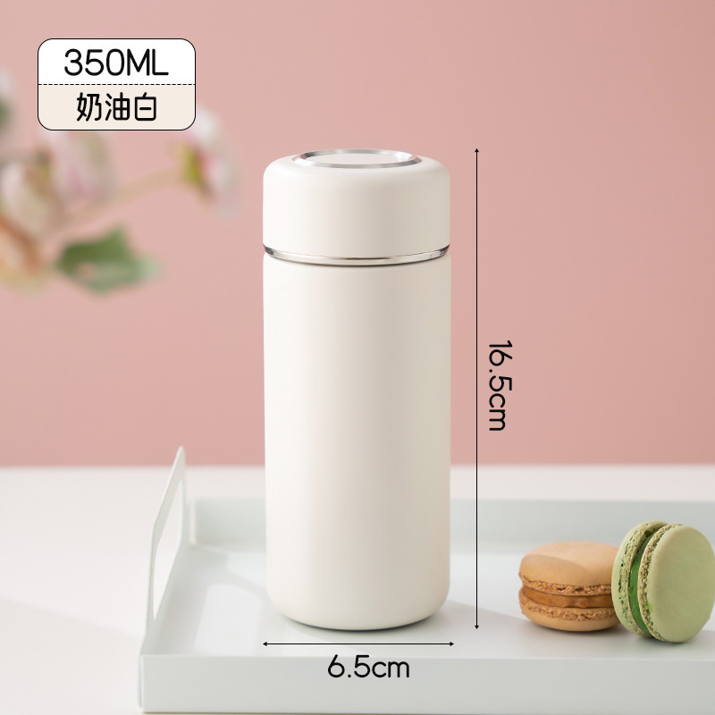 2020 invierno 304 Acero inoxidable coreano mini vacío termo taza de té con té Net taza 350ml regalo