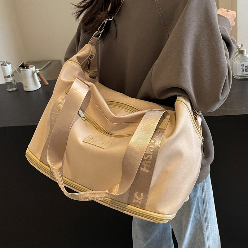 Seco-humedo separación bolsa deportiva de acondicionamiento de mujeres ocio viaje de negocios bolsa de viaje de viaje de viaje de hombres bolsa de mano de gran capacidad de corta distancia