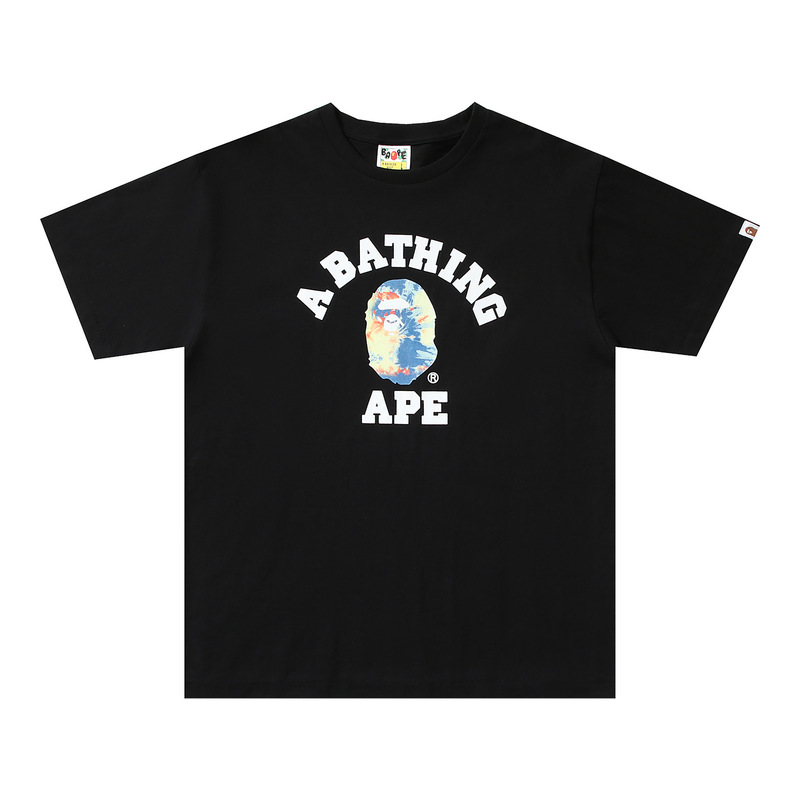 国境を越えた貿易トレンディなブランド半袖メンズレタープリントアメリカンストリートルーズカップルカジュアルTシャツ半袖シャツ|undefined