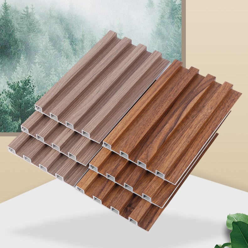 150 bamboo wood fiber WPC grid board, eco-friendly wood wall panel, feature wall, PVC board wall panel, ceiling, sound insulation and absorption