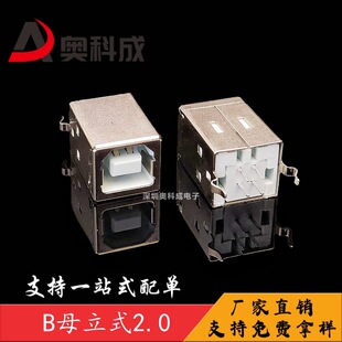 ����USB B��ĸ�� Bĸ��ʽ2.0��叝�_BFĸ����ӡ�C�ӿ�