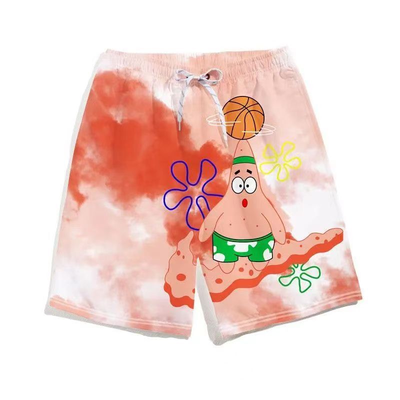 Summer Cartoon Spongebob Patrick Boss Shorts Unisex Casual Pants Trendy Beach Shorts Summer Cartoon Spongebob Patrick Boss Shorts Unisex Casual Pants Trendy Beach Shorts