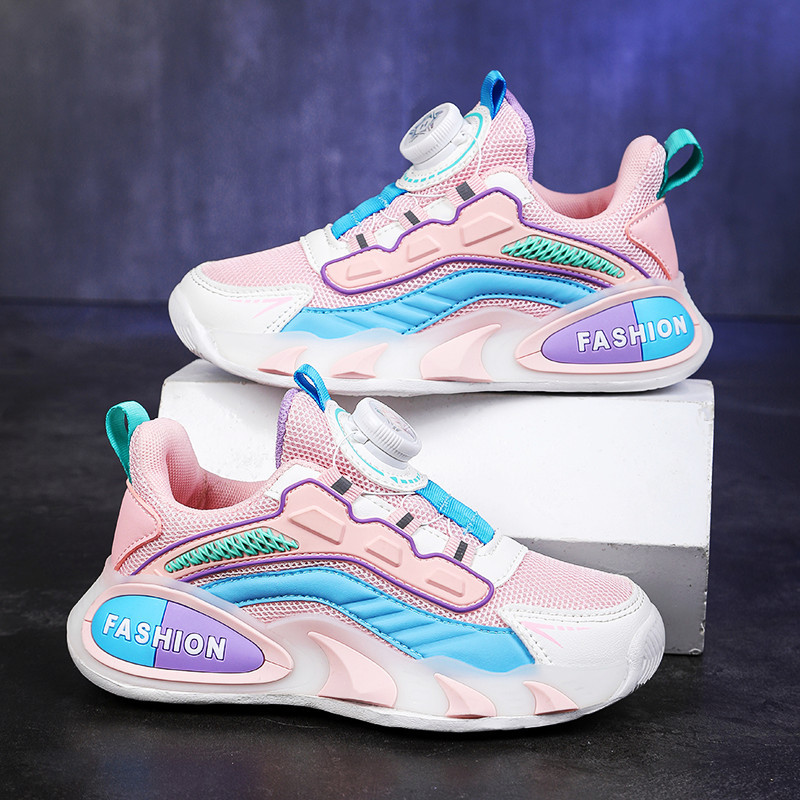 Zapatos para niños, calzado deportivo, zapatos para correr, zapatos con botones, niños y niñas, niños grandes, modelos de primavera, verano y otoño, lindos paseos casuales y ligeros