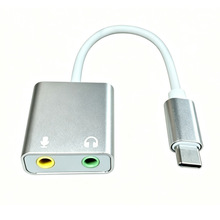 Type-C���������ֻ�̨ʽ���ʼǱ�ƽ��ͨ��ת����3.5mm��������