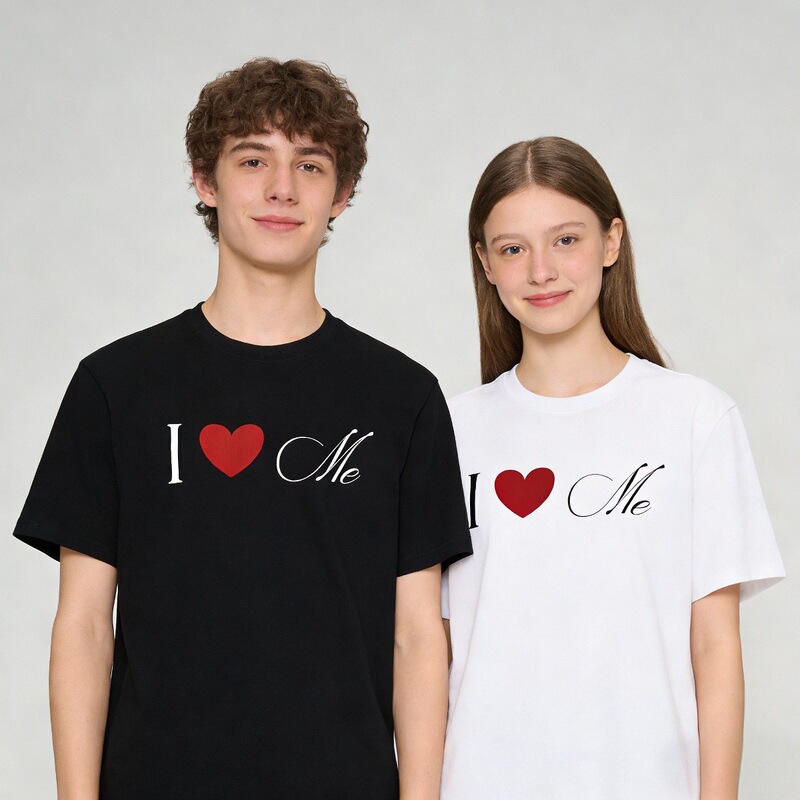 2026 Blaugrun New Couple's Small Truck Pattern Brushed American Retro Unisex Short-Sleeve T-Shirt