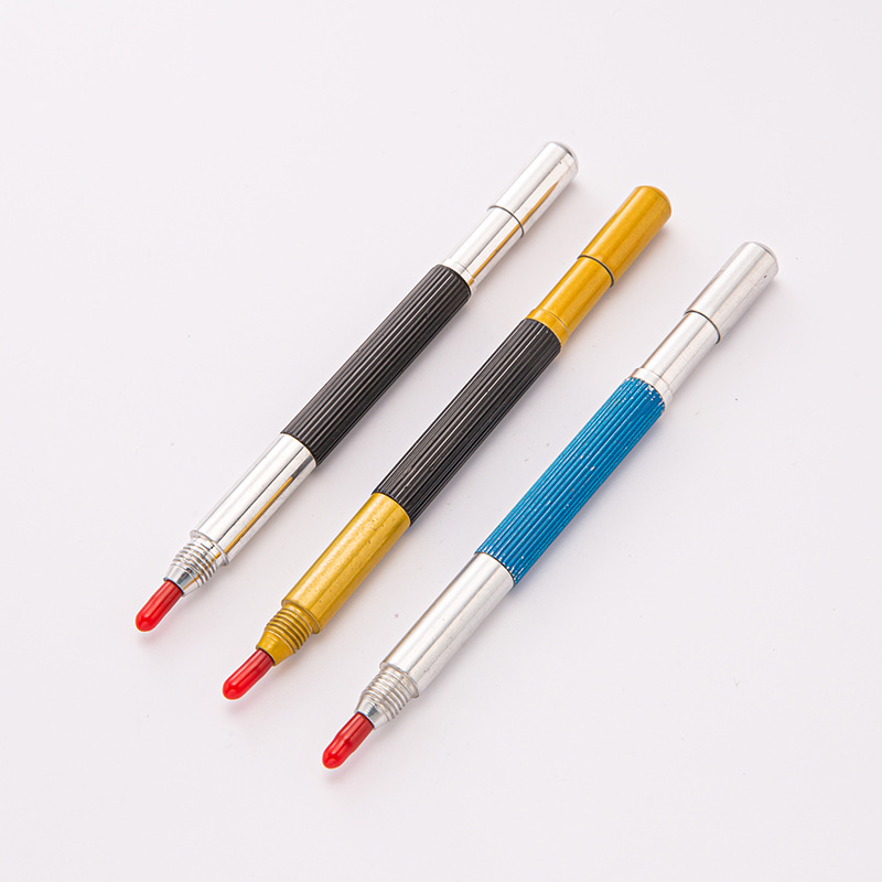 双头钨钢划线笔刻字笔合金划针玻璃瓷砖划线笔厂家直销