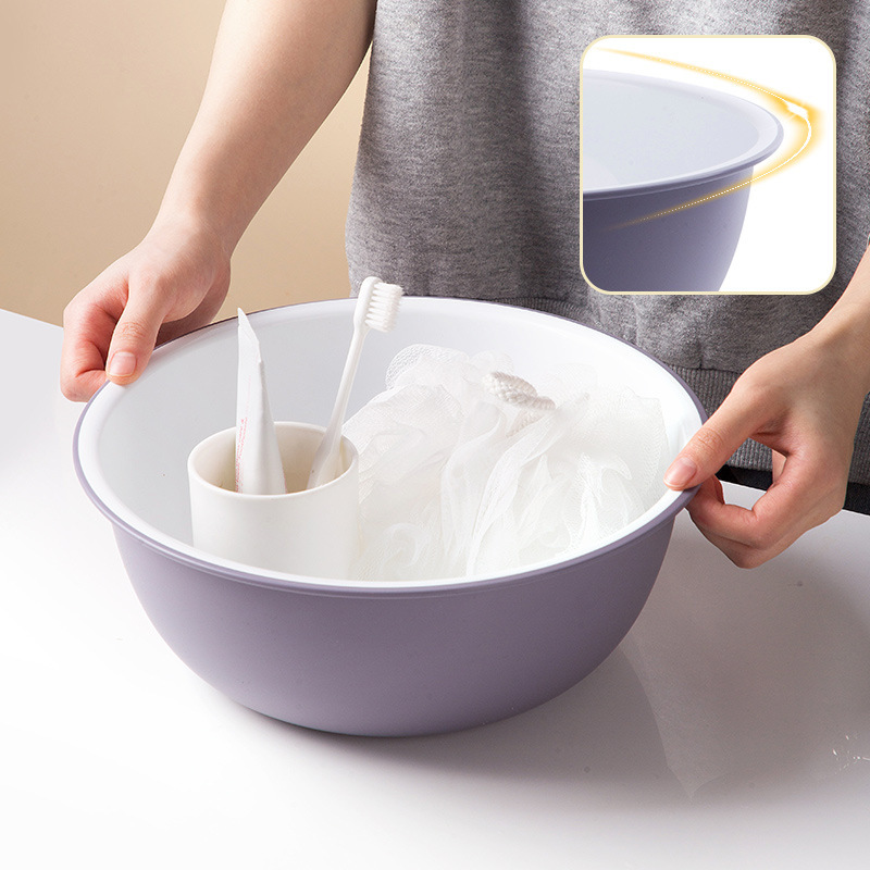Universal plastic washbasin for students for home use for laundry