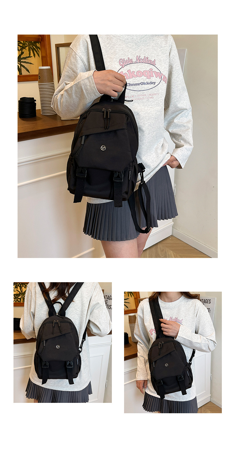 Large-capacity backpack 2025 new style casual Korean-style schoolbag, niche women's travel bag, class commuting bag undefined