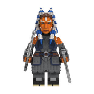 Building Blocks Cross-Border Moc-163933 Science Fiction Movie Giant Character 3555 Particle Number Building Block Toy Set