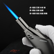 中邦ZB991直冲雪茄焊枪 防风喷枪金属充气打火机厨房烘焙盒装批发