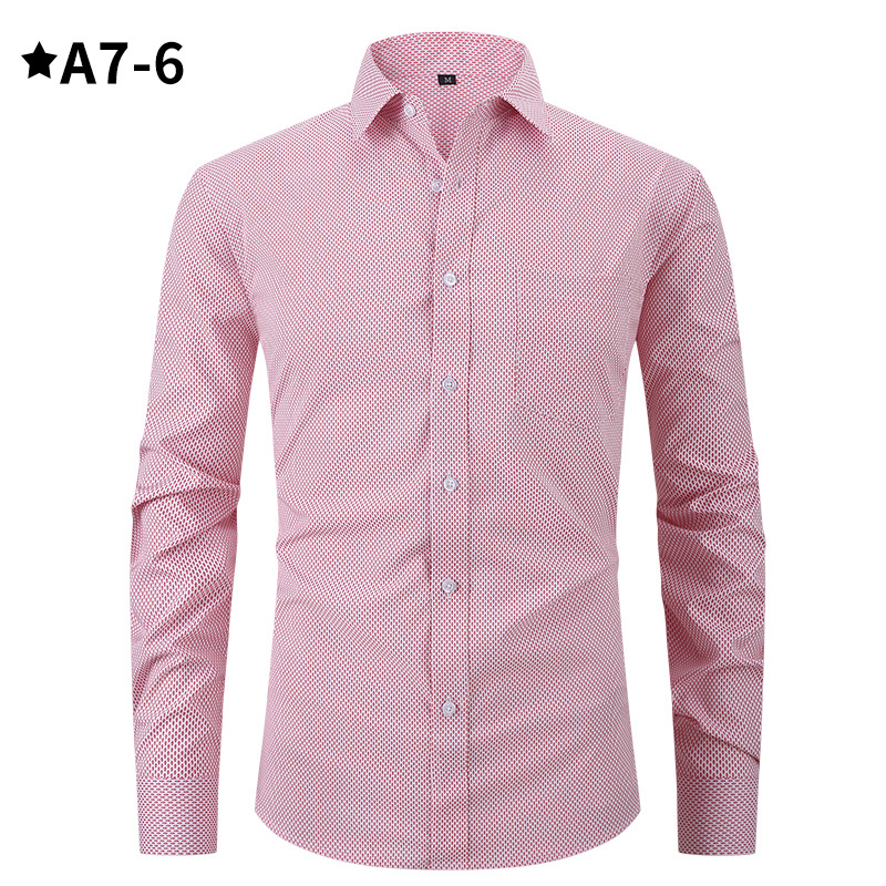 Camisa informal a cuadros delgada y estampada para hombre, popular en Amazon, tipo cárdigan de manga larga, talla grande, ropa de otoño para hombre image 11