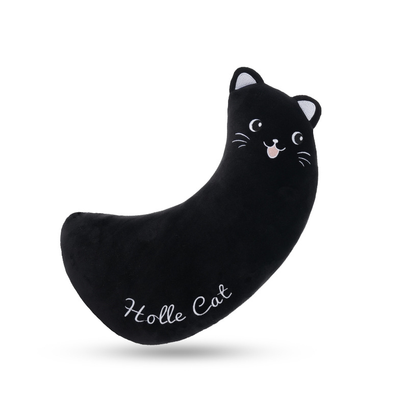car pillow shoulder – Katong Seat belt shoulder pad - childrens-shoulder-pad-black-cat