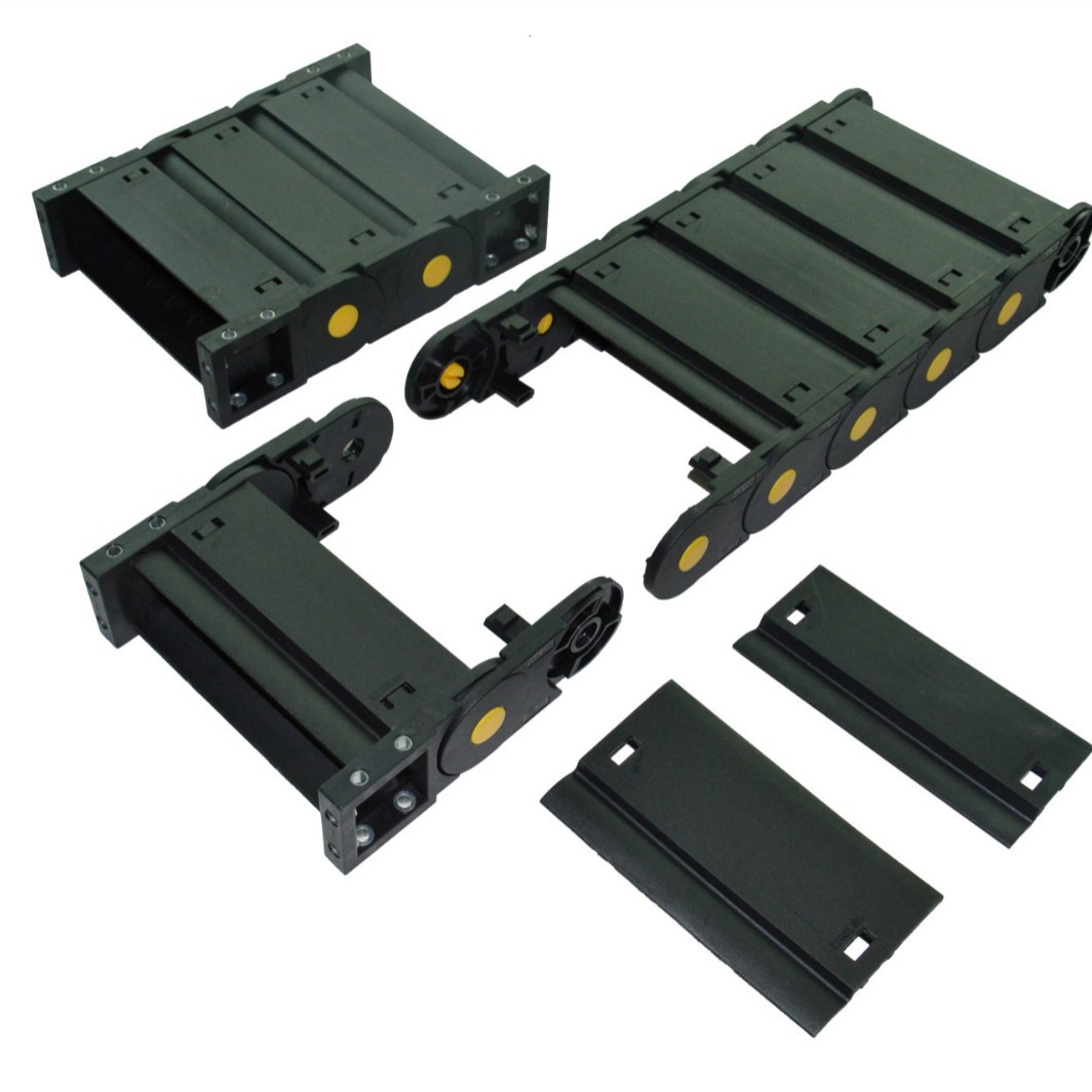 低价直销优质尼龙拖链 35*150封闭拖链 轻型坦克链 工程塑料拖链