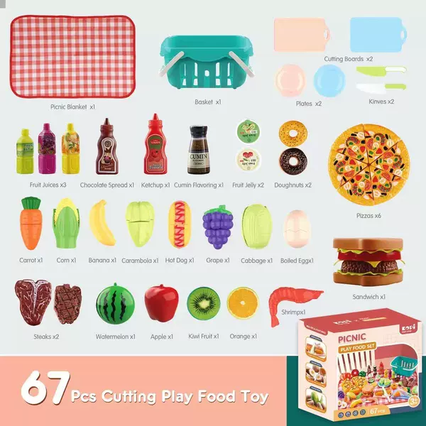 Picnic Cutout Set-67PCS (666-8)