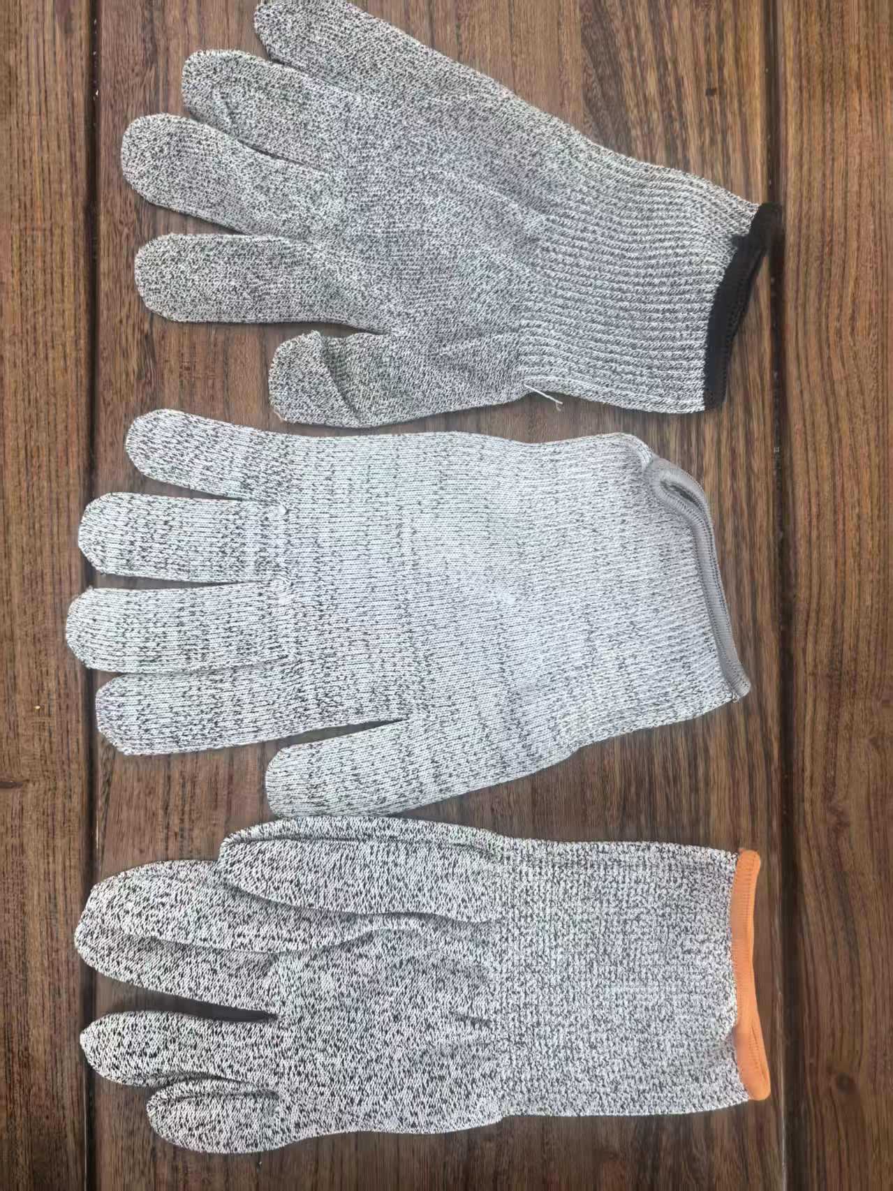 Guantes anti-corte de nivel 5 HPPE anti-mordedura y anti-puñalada matanza EN388 PU mate para matar peces guantes de protección laboral image 8