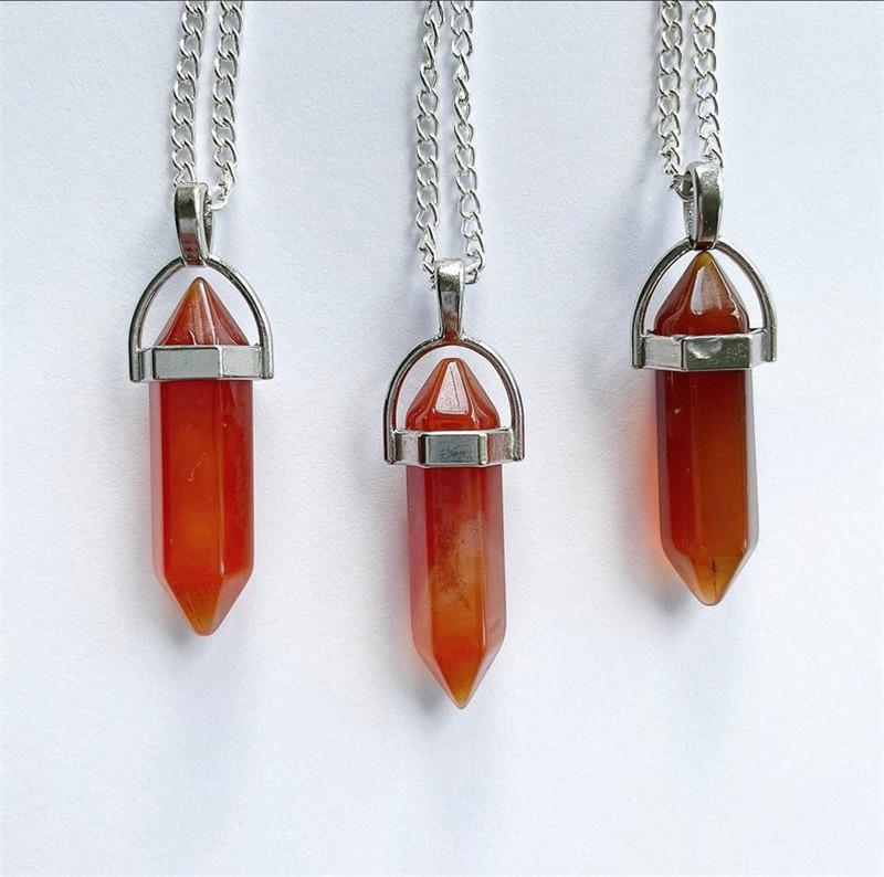 Cross-border foreign trade Amazon agate pendant crystal necklace choke jewelry quiet project manufacturers