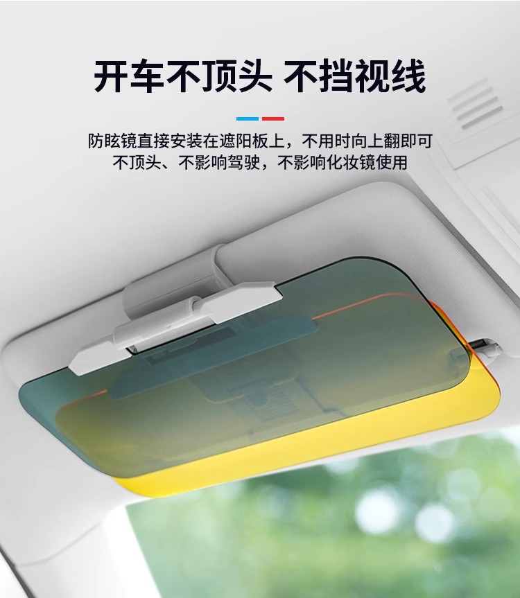 Driver's Goggles Day and Night Car Sun Visor Night Vision Goggles Car High Beam Anti-Glare Mirror Driving Eye Protection