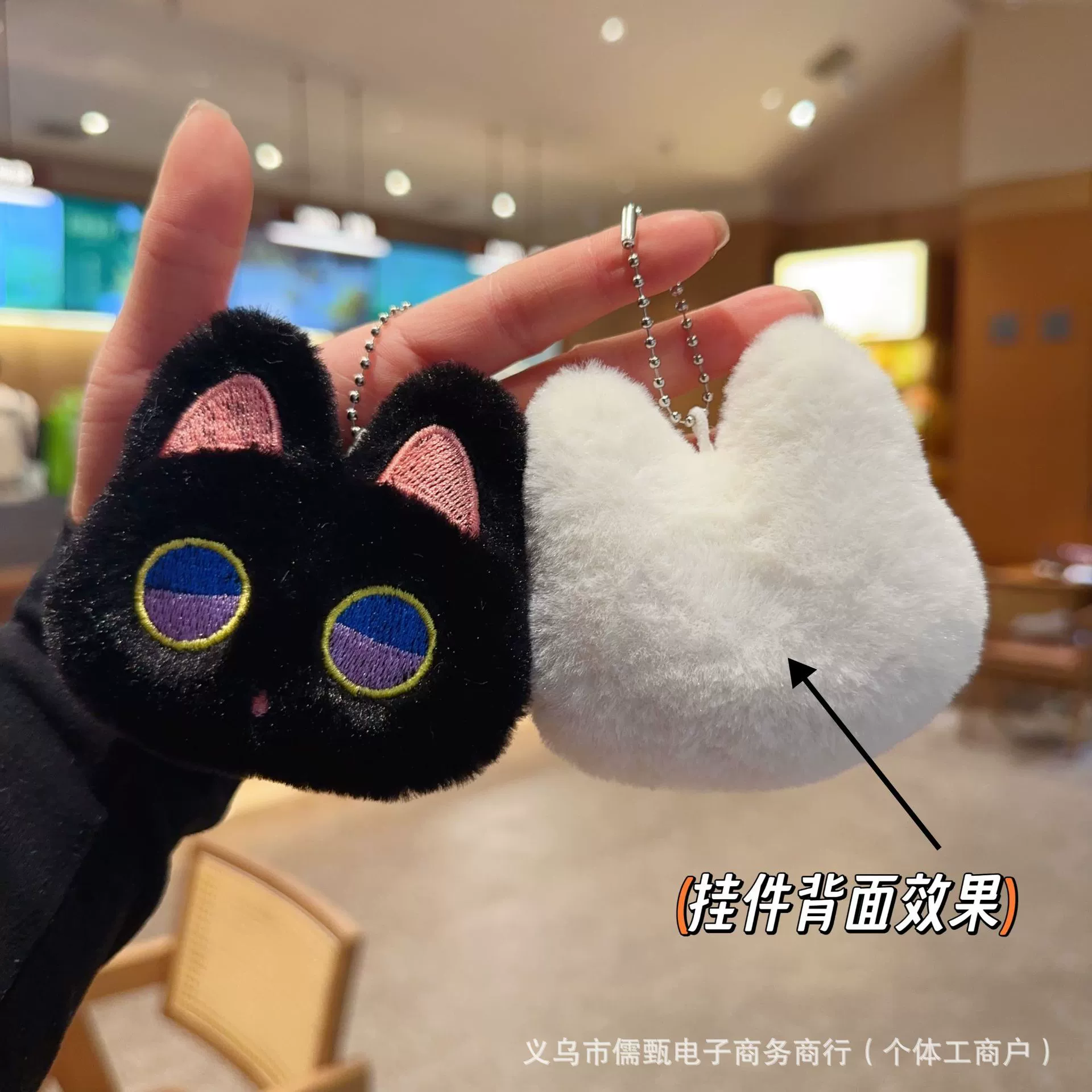 Keychain, cute doll, accessory with accessories, new collection, cat