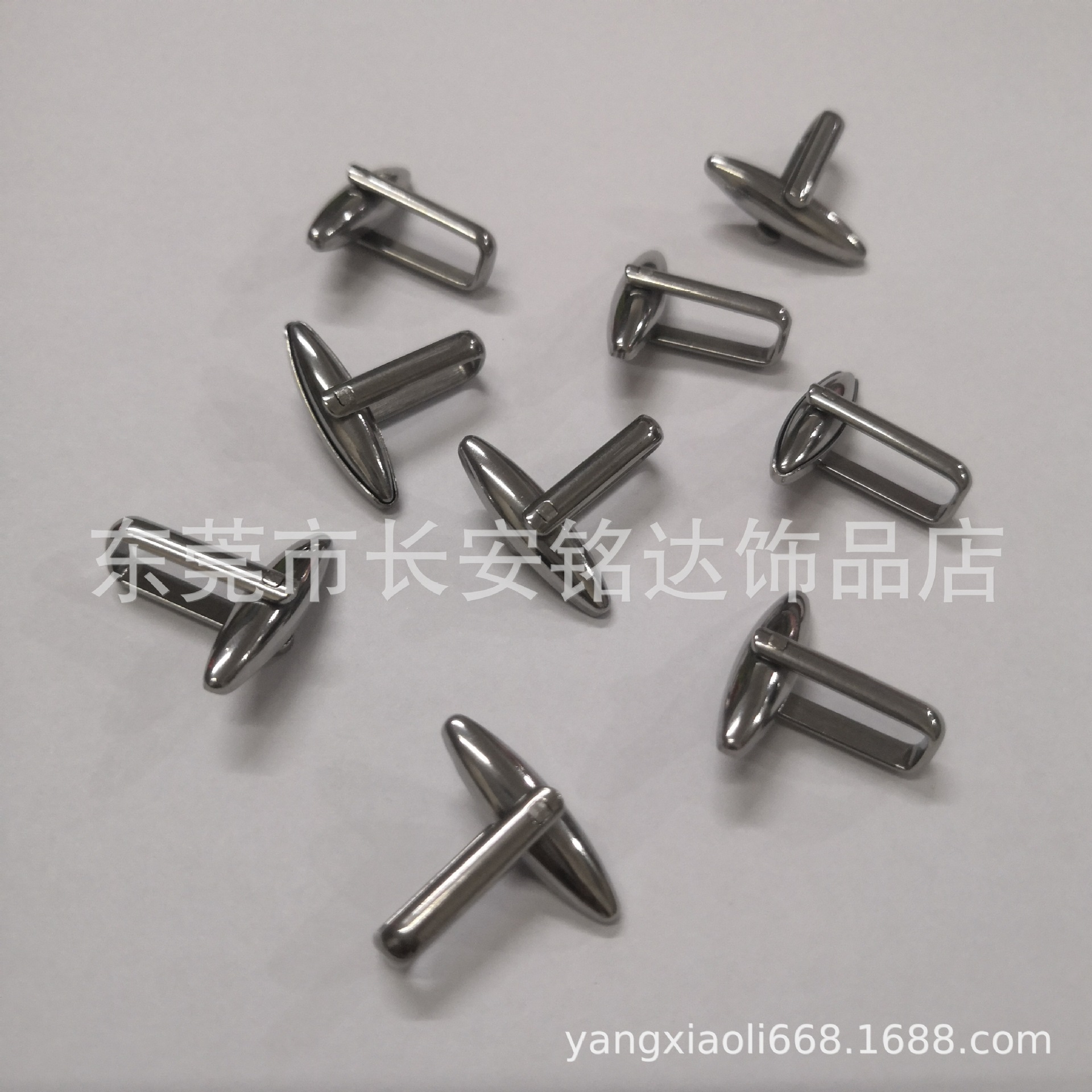 供应  304   316L      不绣钢   袖扣脚   铜袖扣