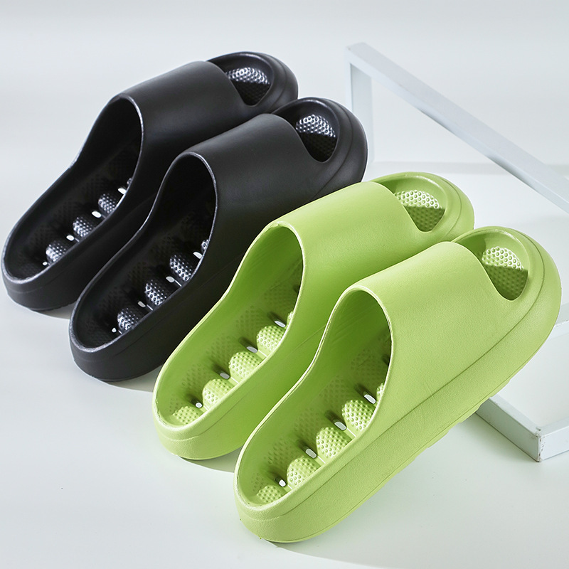 Zapatillas de baño para mujer verano 2024 nuevo baño en casa interior antideslizante, desodorante, fugas de agua, sandalias y zapatillas de eva de secado rápido para hombre