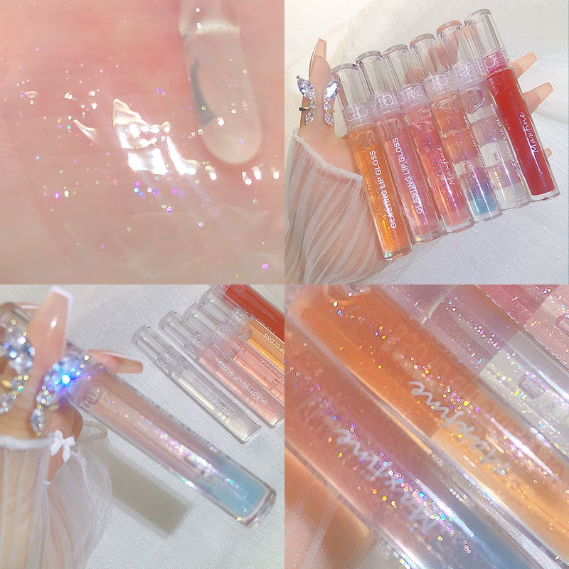Maxfine Transparent lip gloss, lipstick, lip balm, intense hydration, plump lips effect