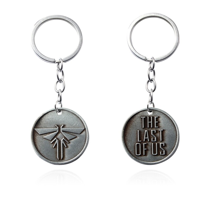 Film and Television Peripherals American Doomsday 2 Necklace Metal Rocket Ship Brooch Badge Ellie Tattoo Keychain Wholesale