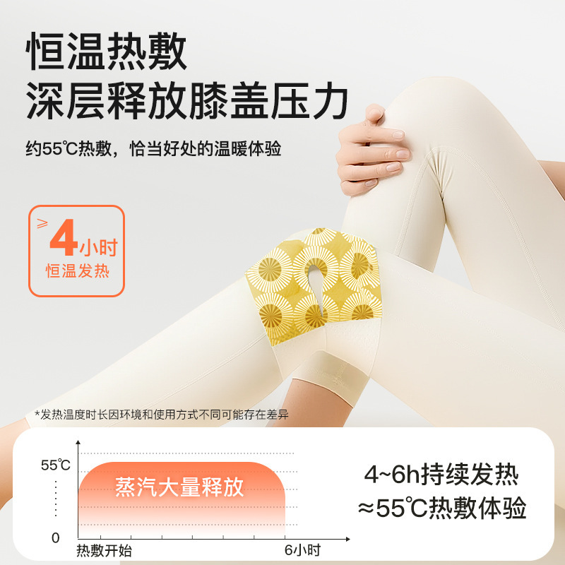 漢王朝張仲景金柜膝パッチハーブ温湿布パッチ恒温加熱関節痛膝暖かい膝パッドよもぎパッチ|undefined