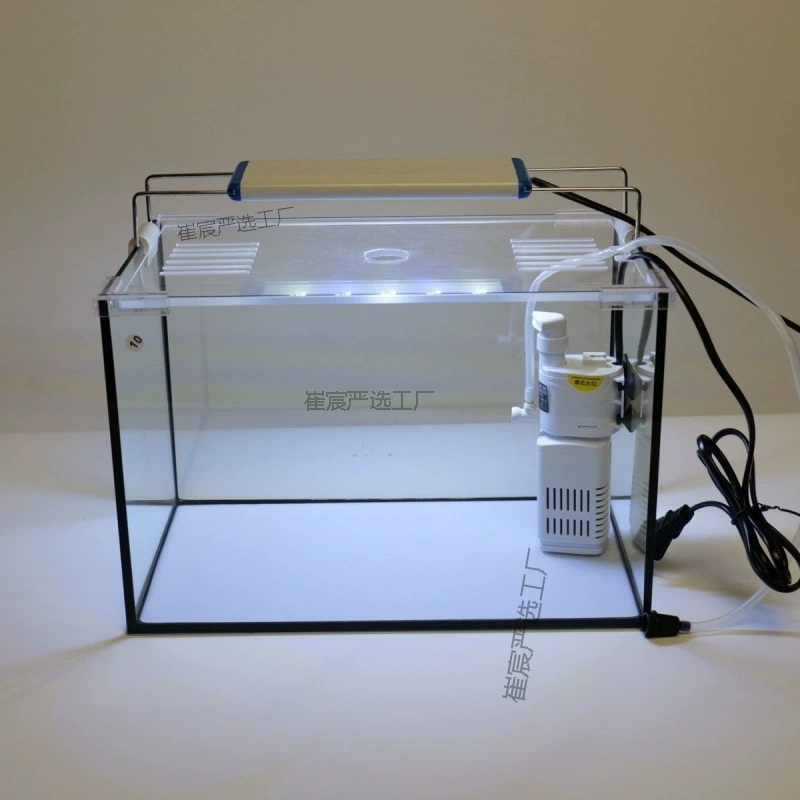 Аквариум из стекла для золотых рыбок, аквариум для гостиной, стол, виниловый прямоугольный закаленный экологический ландшафтный аквариум для ленивого хомяка