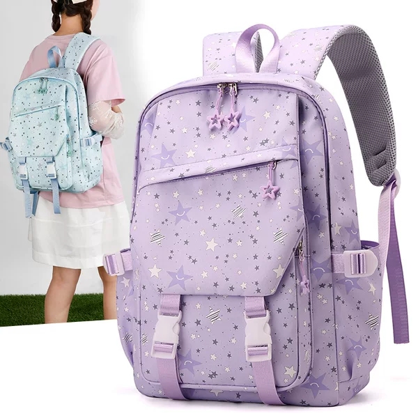 Cross-border large-capacity 2026 new model backpack for junior and senior high school students, stylish backpack for female students, casual commuter school bag