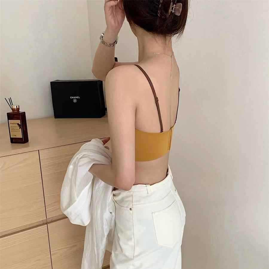 Ventas directas de fábrica comercio electrónico transfronterizo Sudeste de Asia Vietnam Tailandia damas sin costuras top de tubo cómodo recogido sujetador lateral