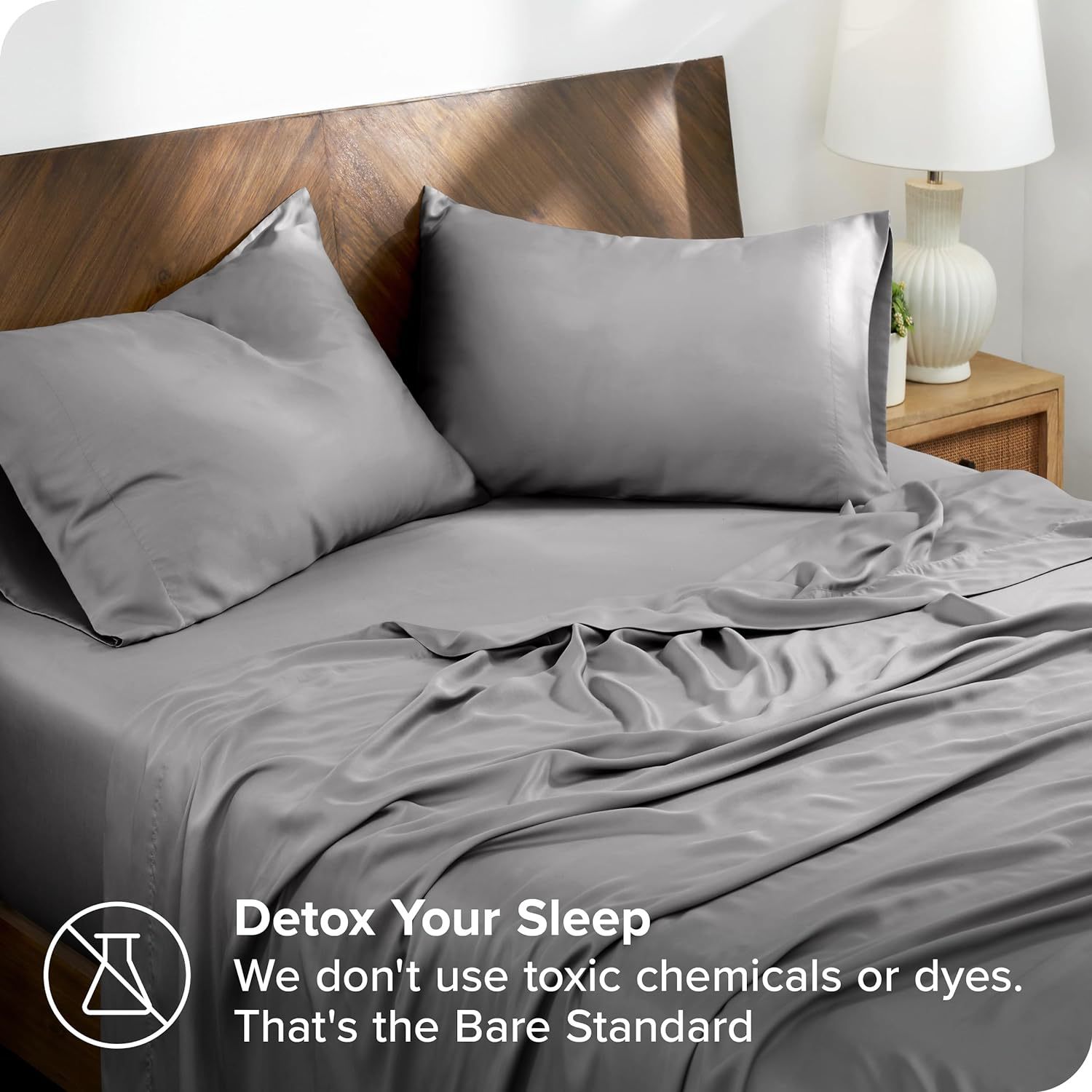 Suministro directo de fábrica Amazon transfronteriza Tencel cama de cuatro piezas sábana ajustable funda de almohada ropa de cama