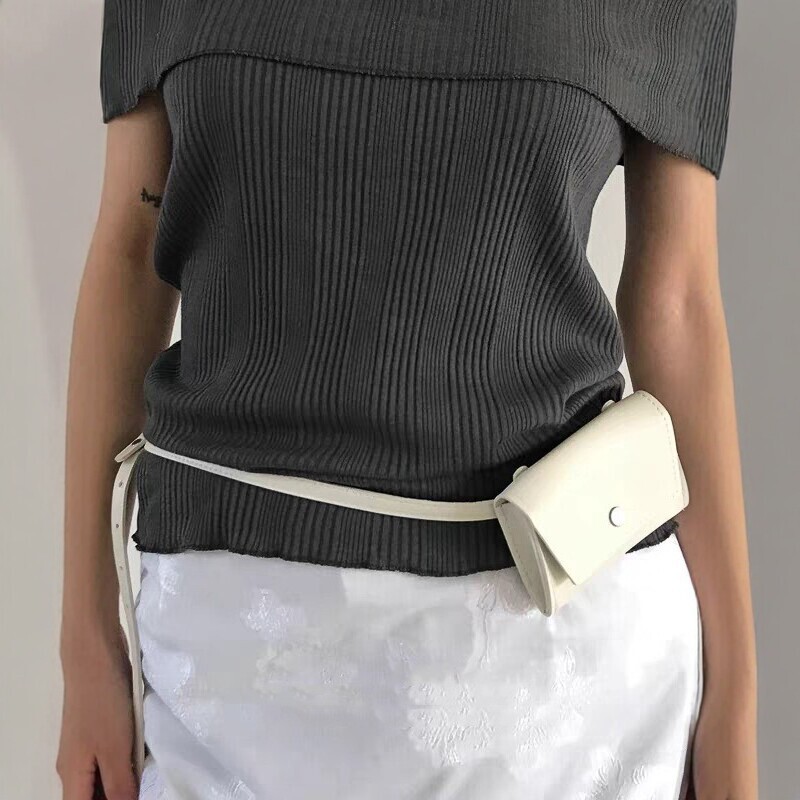 In-Stock Minimalist Ins-Style Waist Bag 2026 New Model Niche Design Leather Women's Waist Bag Versatile Decorative Card Holder In-Stock Minimalist Ins-Style Waist Bag 2026 New Model Niche Design Leather Women's Waist Bag Versatile Decorative Card Holder