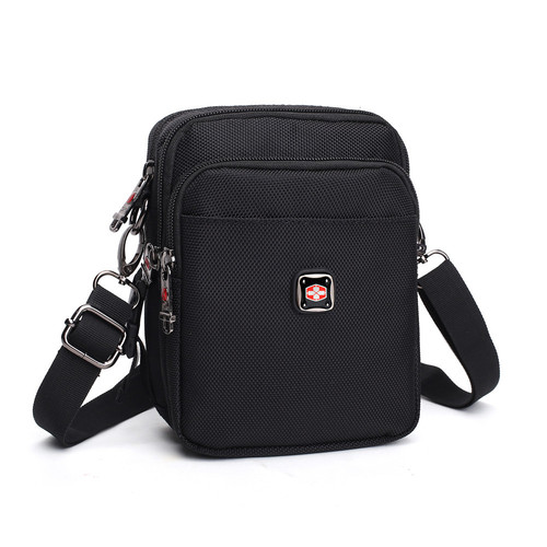 Swiss Army Knife Shoulder Bag Men's Mini Crossbody Bag Multifunctional Mobile Phone Waist Bag Women's Small Backpack Large Capacity Tool Bag
