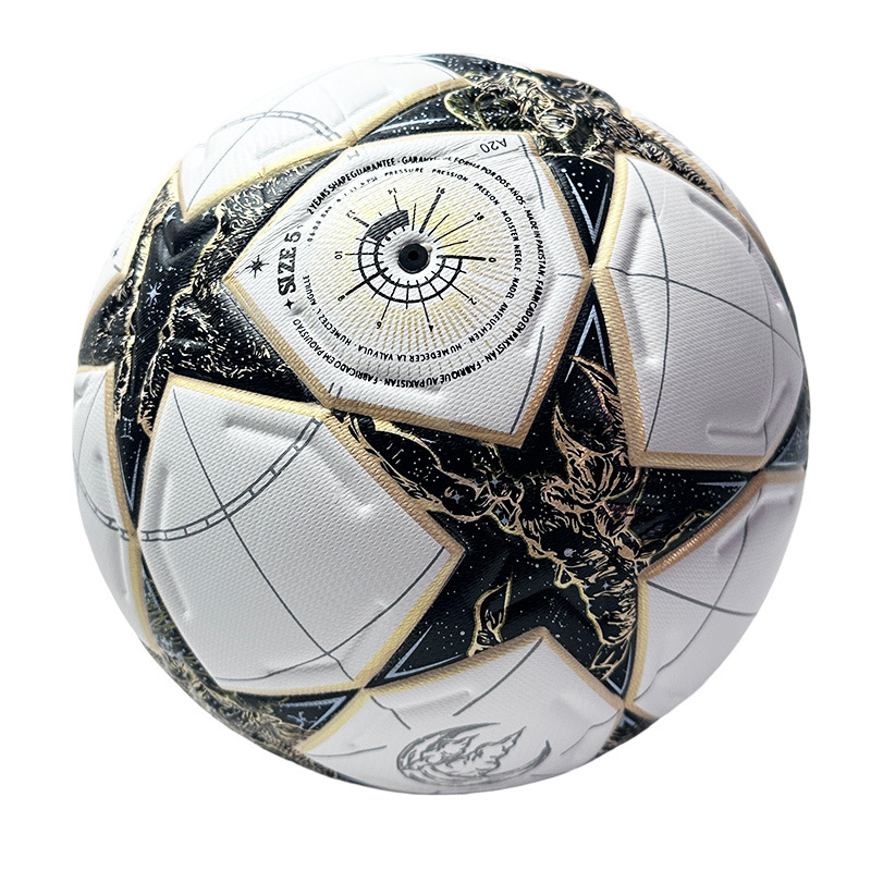 No.5 Copa del Mundo de fútbol Liga de Campeones Premier League fútbol transfronterizo adhesivo en caliente pu personalizado image 6