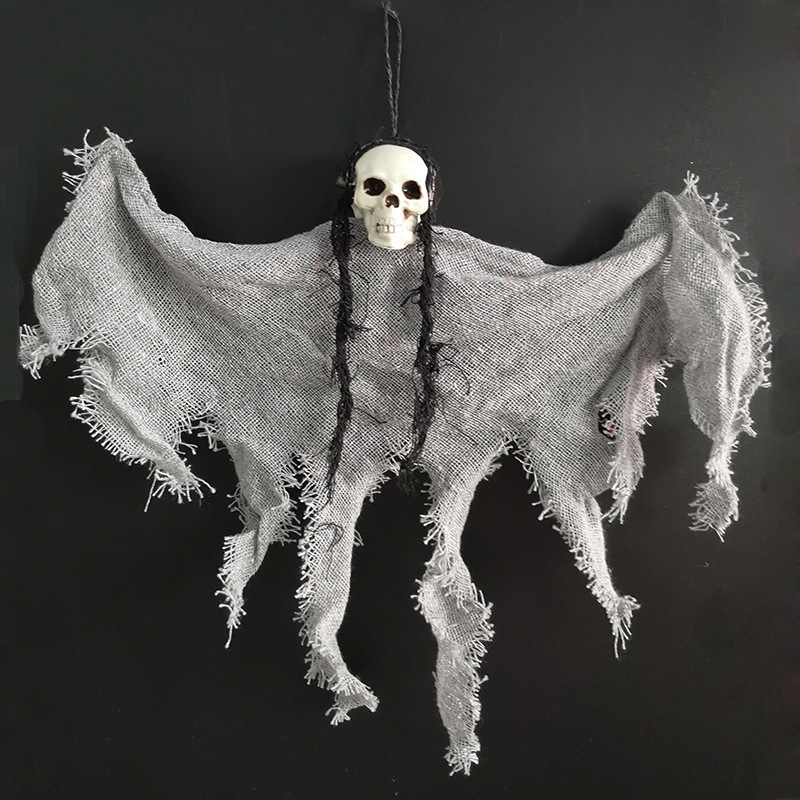 Halloween cráneo pequeño fantasma colgando atmósfera decoración accesorios fantasma día terror fantasma colgante colgante image 9