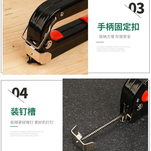 Supply of heavy-duty straight nail gun, Dali three-purpose nail gun, U-nail nail gun, code nail gun, manual nail gun wholesale