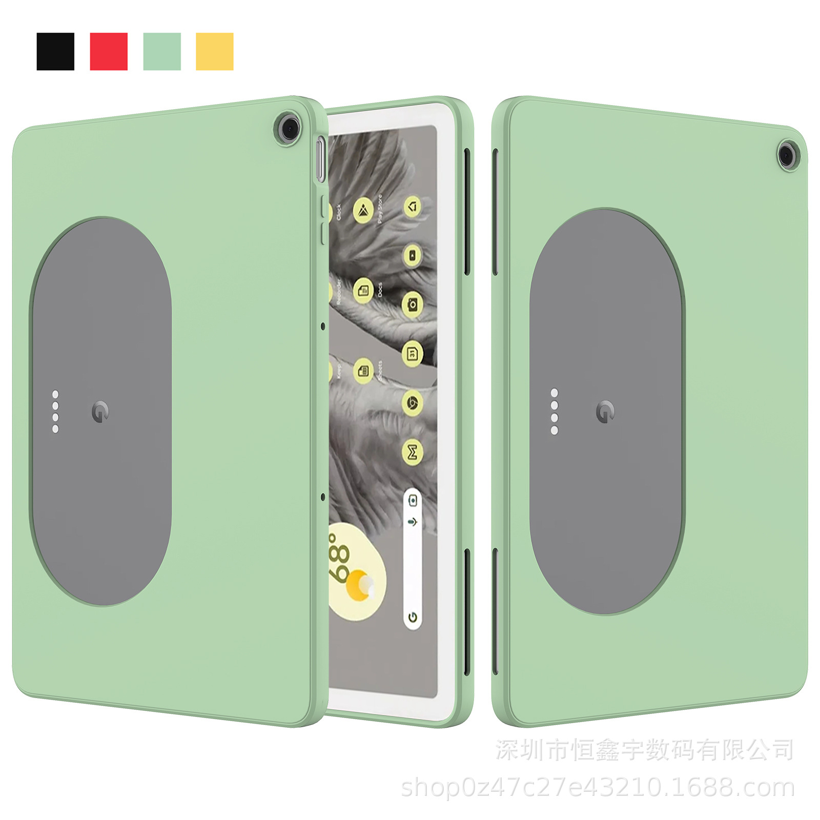 Applicable Pixel Tablet protective case high elastic drop-resistant protection 10.95 Google solid color soft case microfiber flocking