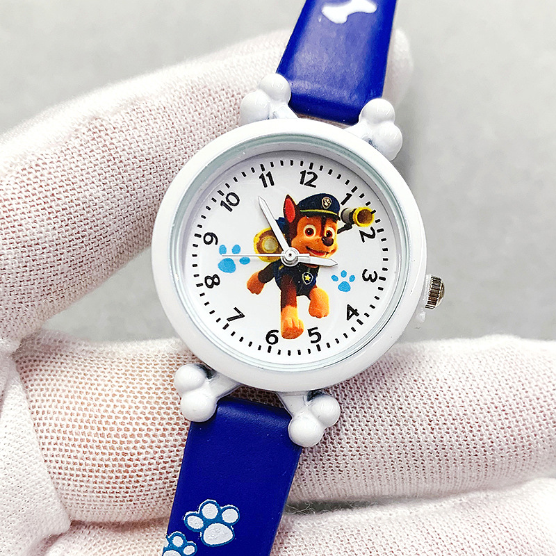 儿童皮带手表男孩女孩可爱卡通小学生男女童石英手表跨境货源腕表